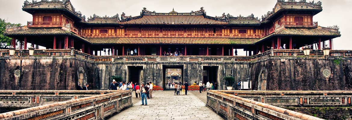 Purple Forbidden City in Hue - A Nostalgic Look at The Past
